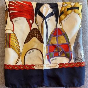 Vintage Salvatore Ferragamo Silk Scarf